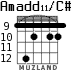 Amadd11/C# for guitar - option 7