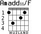 Amadd11/F for guitar - option 2