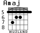 Amaj for guitar - option 6