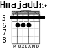 Amajadd11+ for guitar - option 3