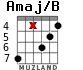 Amaj/B for guitar - option 5