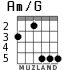 Am/G for guitar - option 2