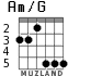 Am/G for guitar - option 4