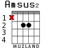 Amsus2 for guitar - option 1