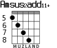 Amsus2add11+ for guitar - option 6