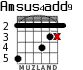 Amsus4add9 for guitar - option 2