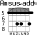 Amsus4add9 for guitar - option 5