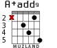 A+add9 for guitar - option 2