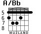 A/Bb for guitar - option 3