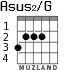 Asus2/G for guitar - option 2