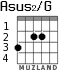 Asus2/G for guitar - option 1