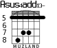 Asus4add13- for guitar - option 3