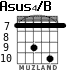 Asus4/B for guitar - option 8