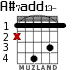 A#7add13- for guitar - option 2