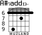 A#7add13- for guitar - option 4