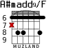 A#madd9/F for guitar - option 2