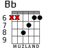 Bb for guitar - option 4