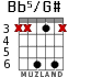 Bb5/G# for guitar - option 2