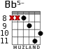 Bb5- for guitar - option 6