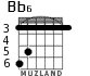 Bb6 for guitar - option 4