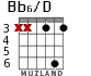 Bb6/D for guitar - option 3