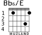 Bb6/E for guitar - option 2