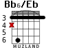 Bb6/Eb for guitar - option 1