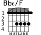 Bb6/F for guitar - option 3