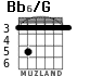Bb6/G for guitar - option 2