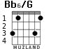 Bb6/G for guitar - option 3