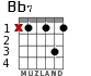 Bb7 for guitar - option 2