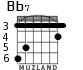 Bb7 for guitar - option 3