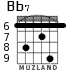 Bb7 for guitar - option 4