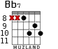 Bb7 for guitar - option 6