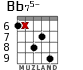Bb75- for guitar - option 5