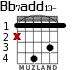 Bb7add13- for guitar - option 2