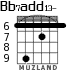 Bb7add13- for guitar - option 4