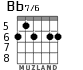 Bb7/6 for guitar - option 2