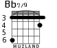 Bb7/9 for guitar - option 3