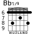 Bb7/9 for guitar - option 5