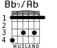 Bb7/Ab for guitar - option 1