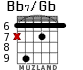 Bb7/Gb for guitar - option 2