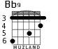 Bb9 for guitar - option 2
