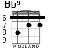 Bb9- for guitar - option 3