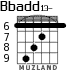 Bbadd13- for guitar - option 2