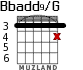 Bbadd9/G for guitar - option 3