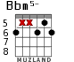 Bbm5- for guitar - option 2