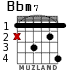 Bbm7 for guitar - option 2