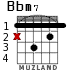 Bbm7 for guitar - option 1