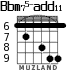 Bbm75-add11 for guitar - option 5